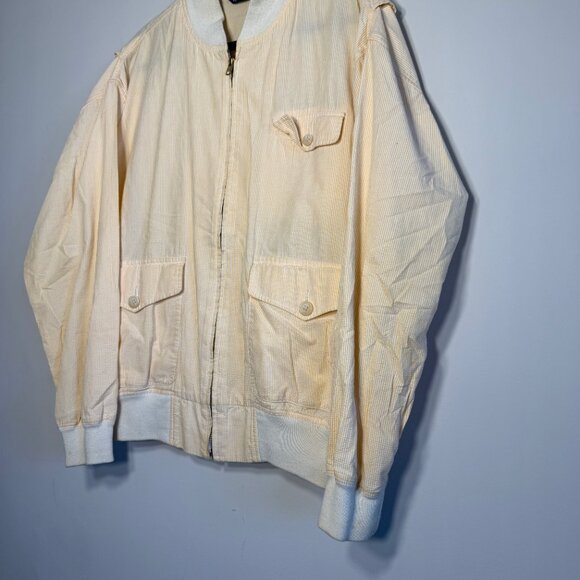 Vintage Polo by Ralph Lauren Three Pocket Striped Bomber - Picture 2 of 4